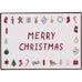 Merry Christmas Metal Sign 20cm | Annie Mo's