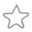 Metal Hanging Star 10cm