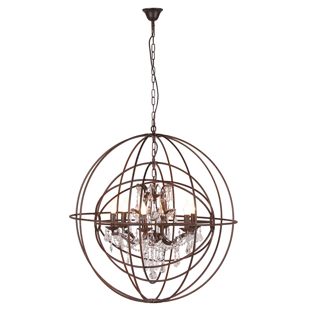 Metal Sphere Chandelier