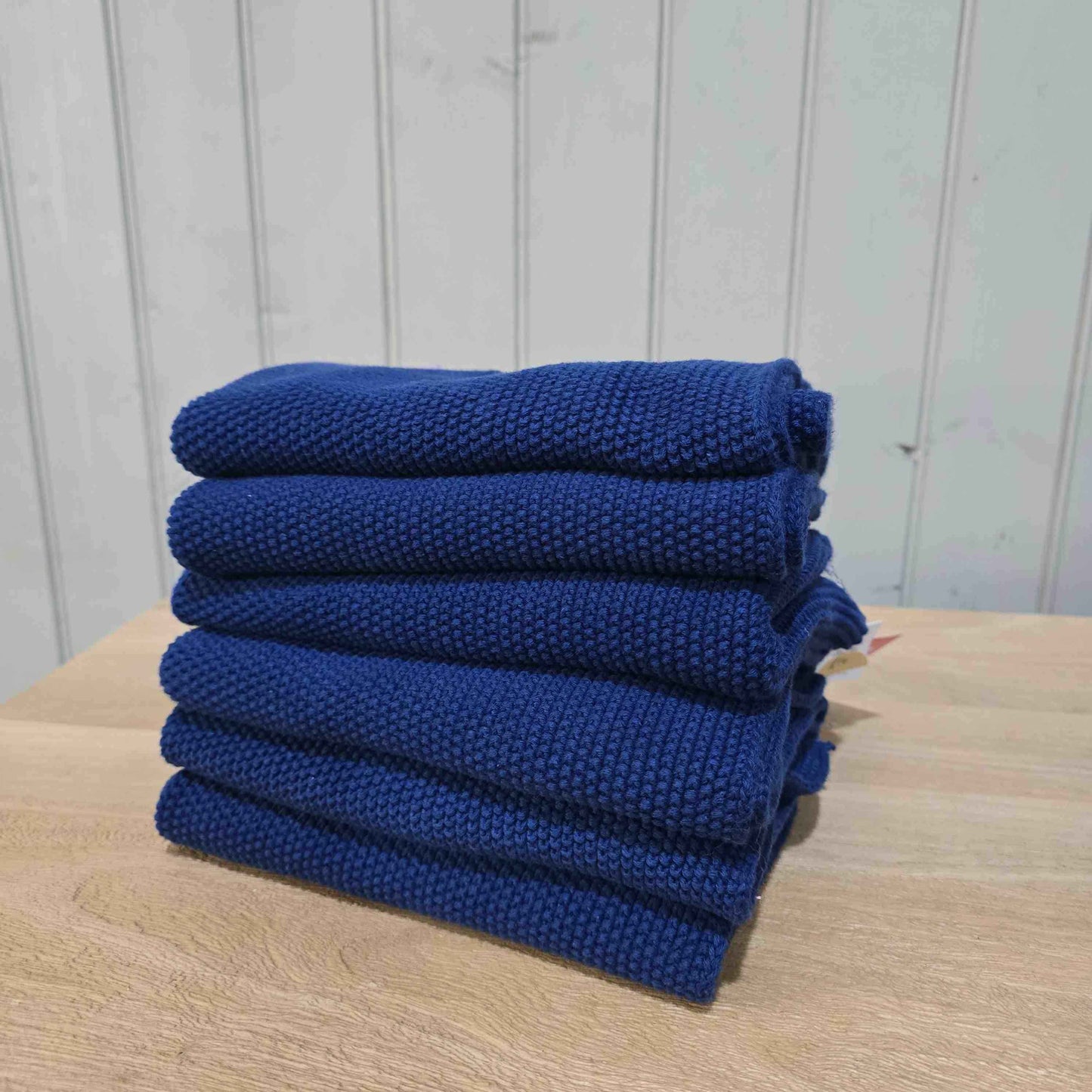 Midnight Blue Knitted Hand Towel 3