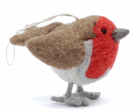Mini Natural Robin Decoration 4cm | Annie Mo's