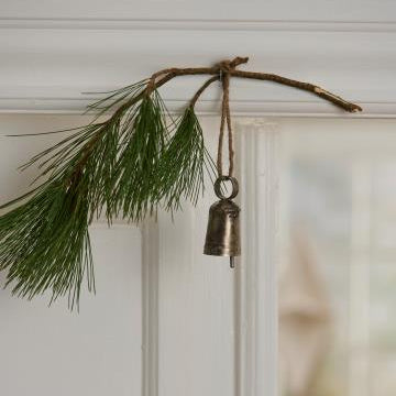 Mini Rustic Metal Hanging Bell 6cm