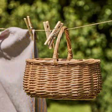 Mini Wicker Basket with Handle 20cm | Annie Mo's-2