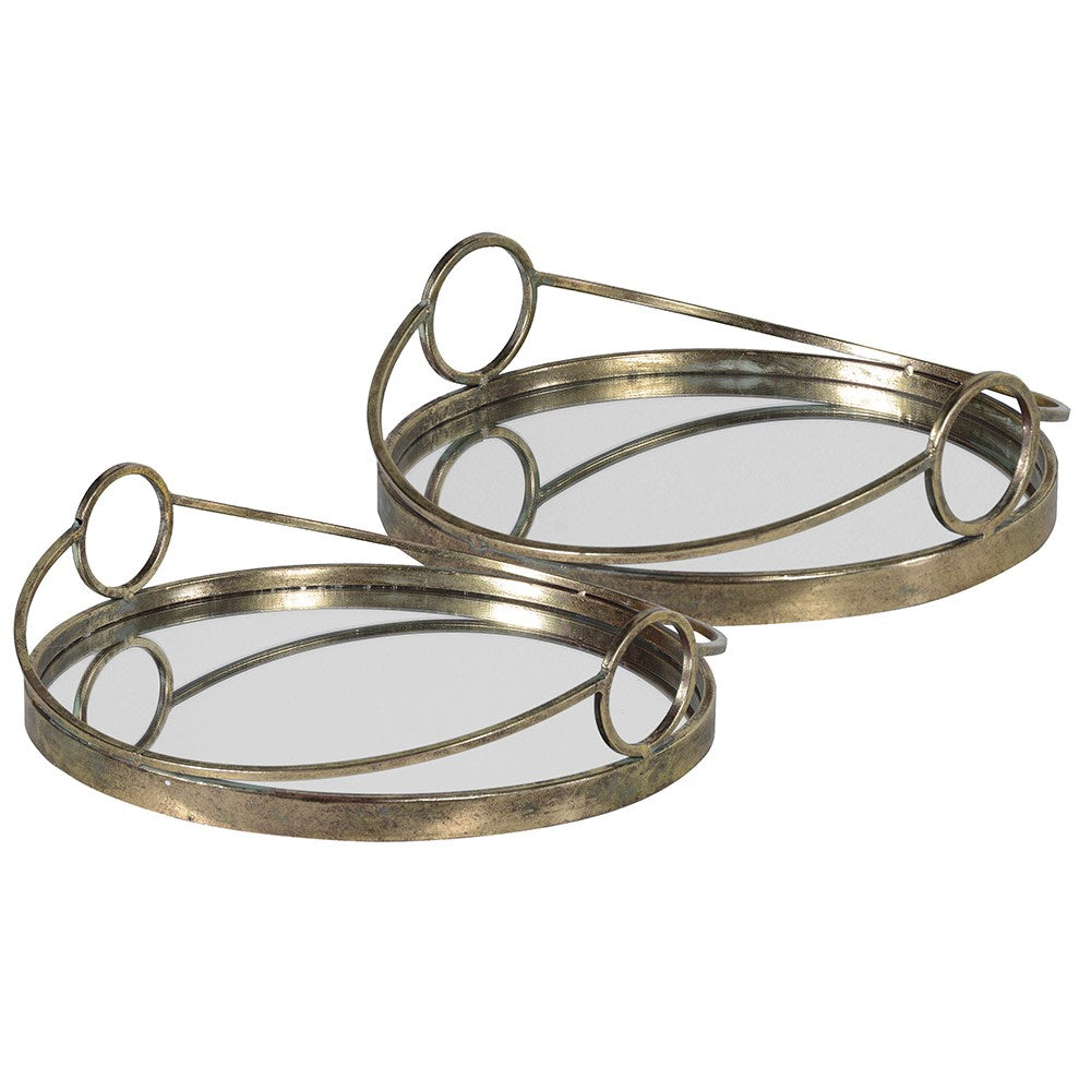 Mirrored Trays - Size Choice