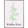 Mistletoe Kisses Metal Sign 20cm | Annie Mo's
