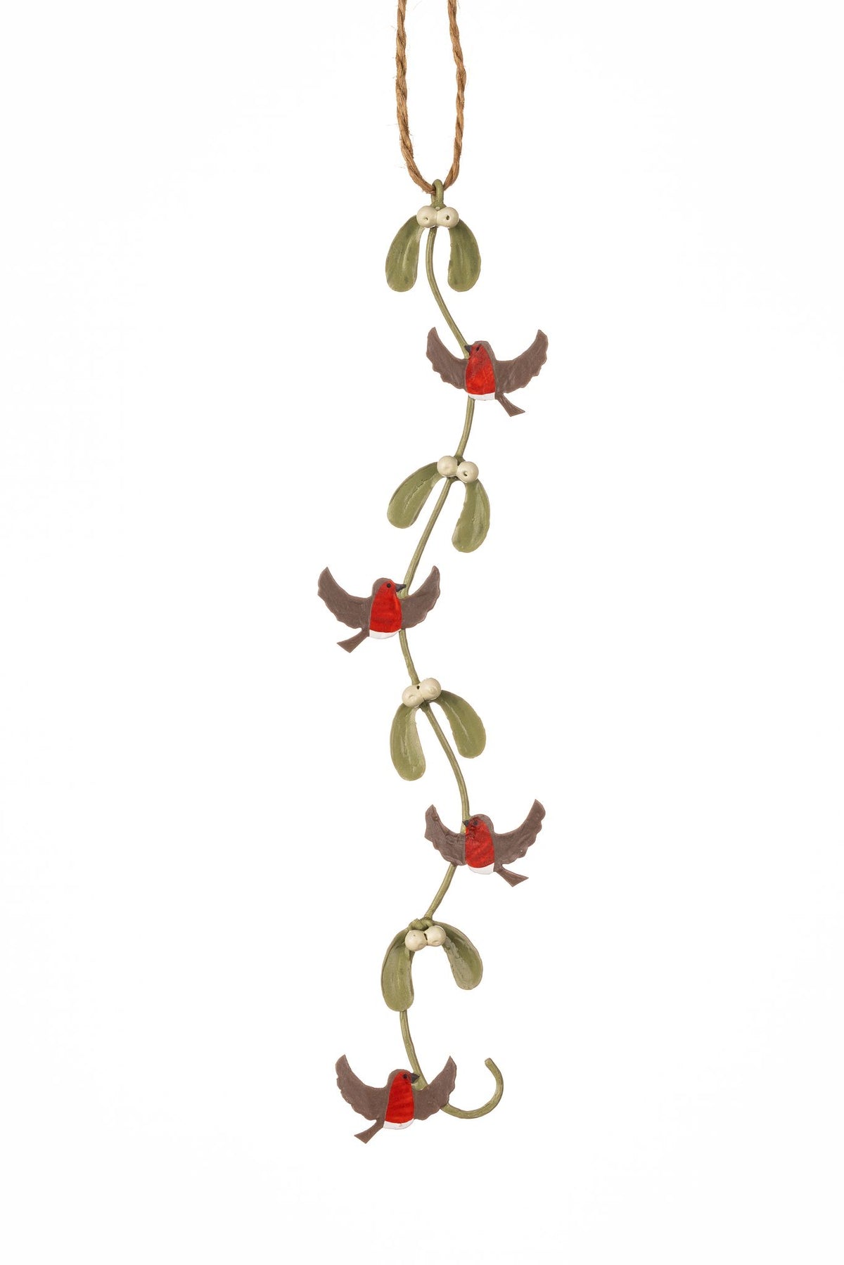 Mistletoe Ribbon of Robins 19cm | Annie Mo's