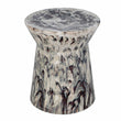 Mocha Glazed Ceramic Occasional Table 45cm High