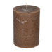 Mocha Pillar Candles - Size Choice