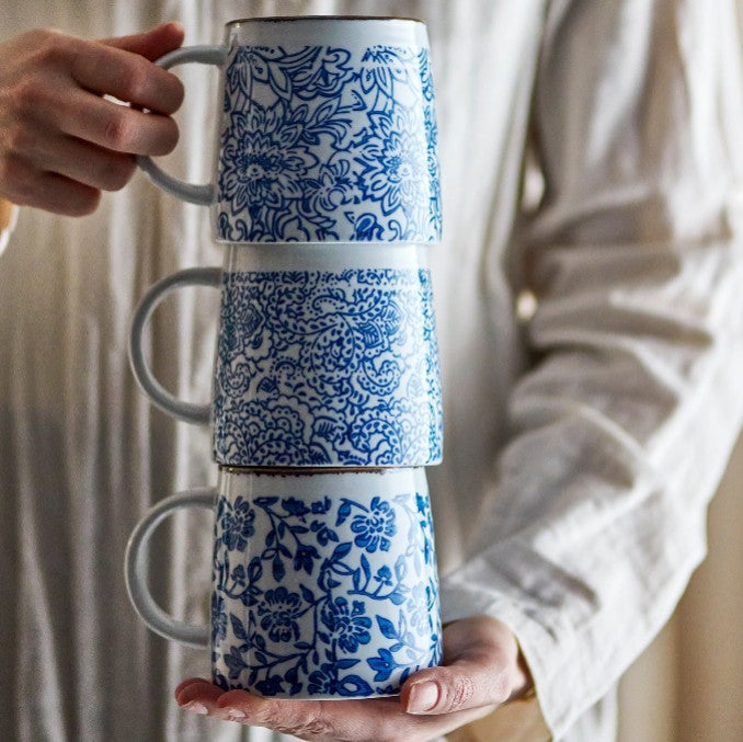 Molly Mug, Blue, Stoneware - Style Choice | Annie Mo's