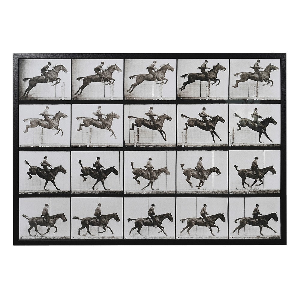 The Jump Cinematograph Framed Picture