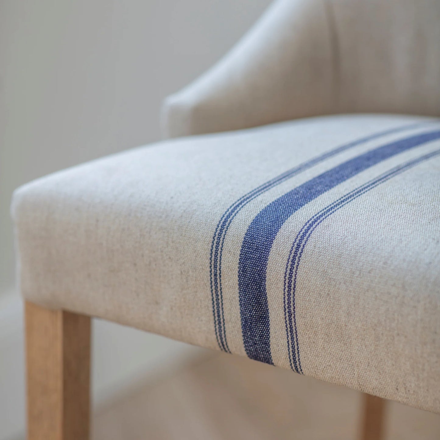 Monroe Blue Stripe Bar Stool