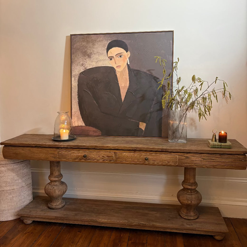 Moody Framed Canvas 100cm-b