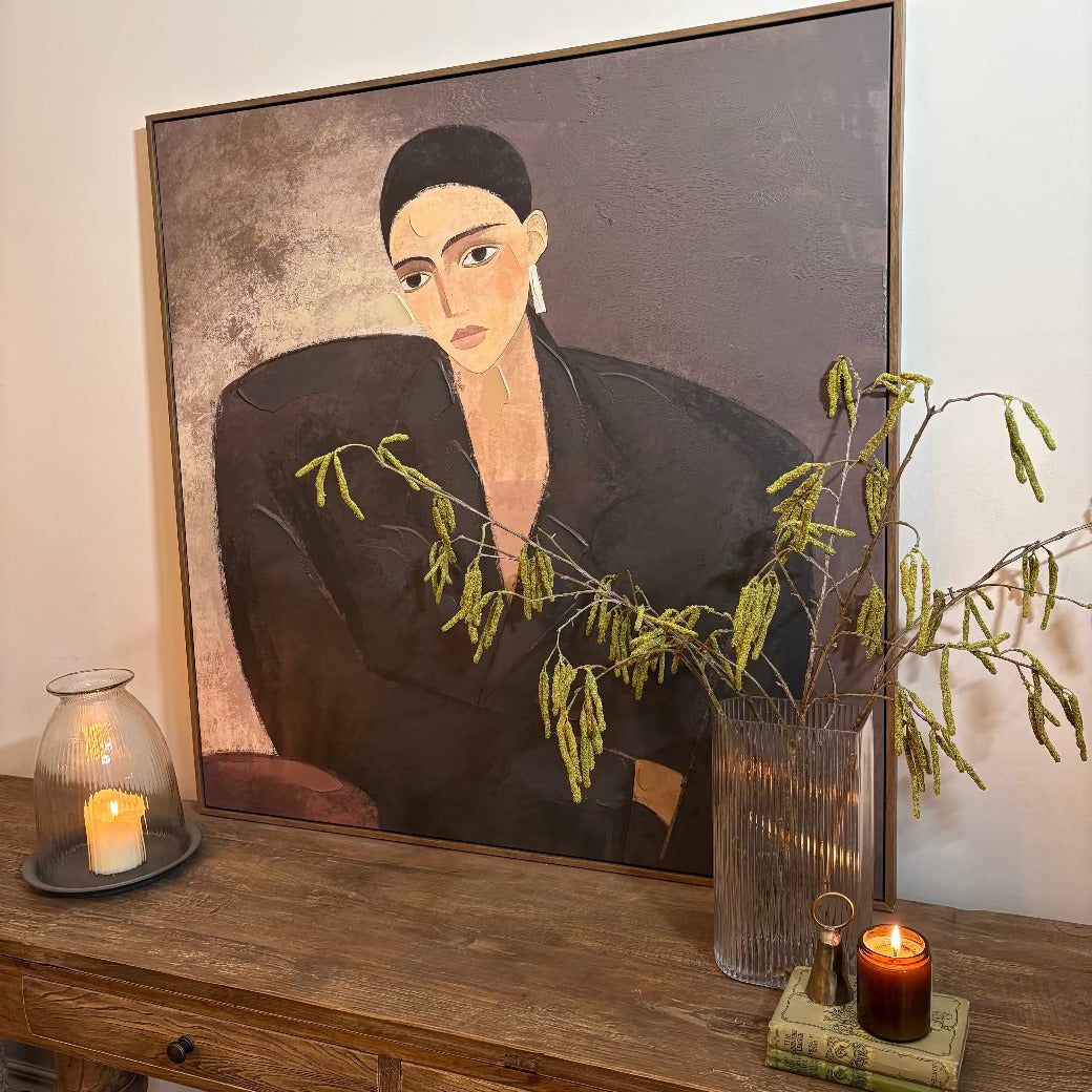 Moody Framed Canvas 100cm