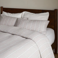 Mora Hemp & Cotton Duvet Cover - Stone Grey - Size Choice | Annie Mo's