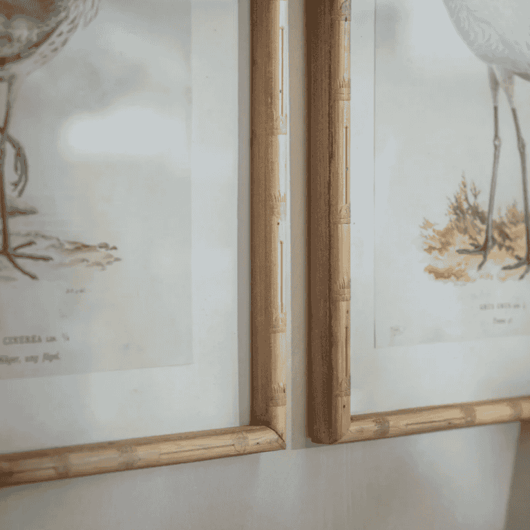 Moreton Set of 2 Crane Framed Prints 60cm B | Annie Mo's