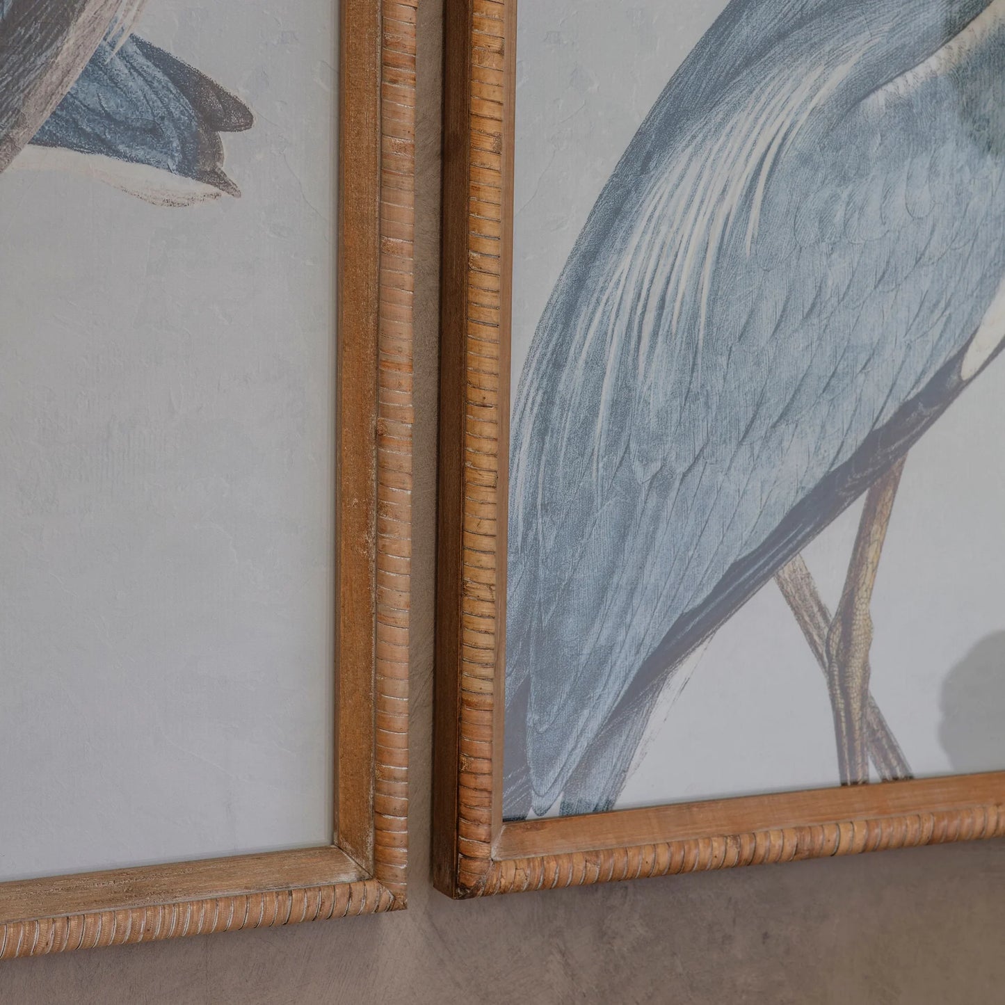 Moreton Set of Two Heron Framed Prints 100cm