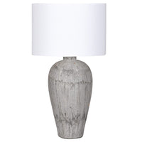 Mottled Table Lamp with Linen Shade 83m