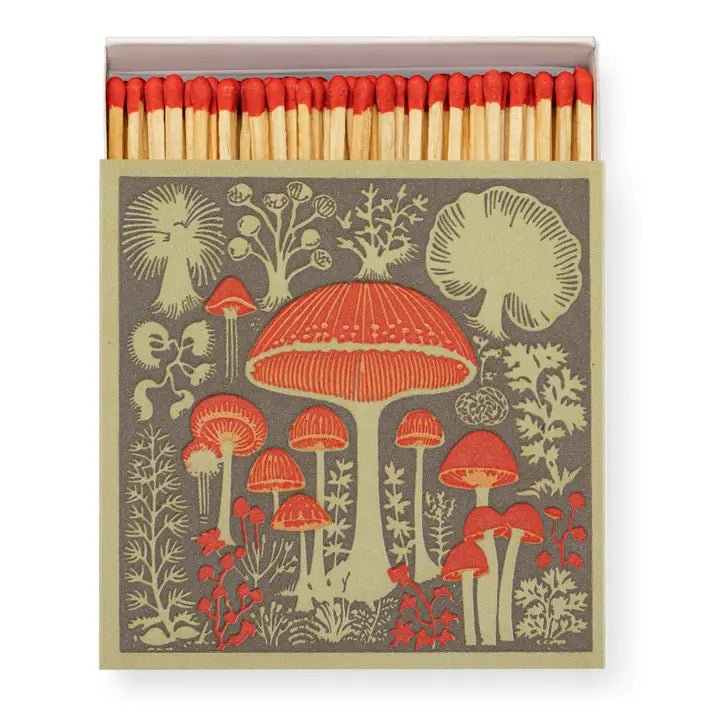 Mushroom | Square Matchboxes | Annie Mo's