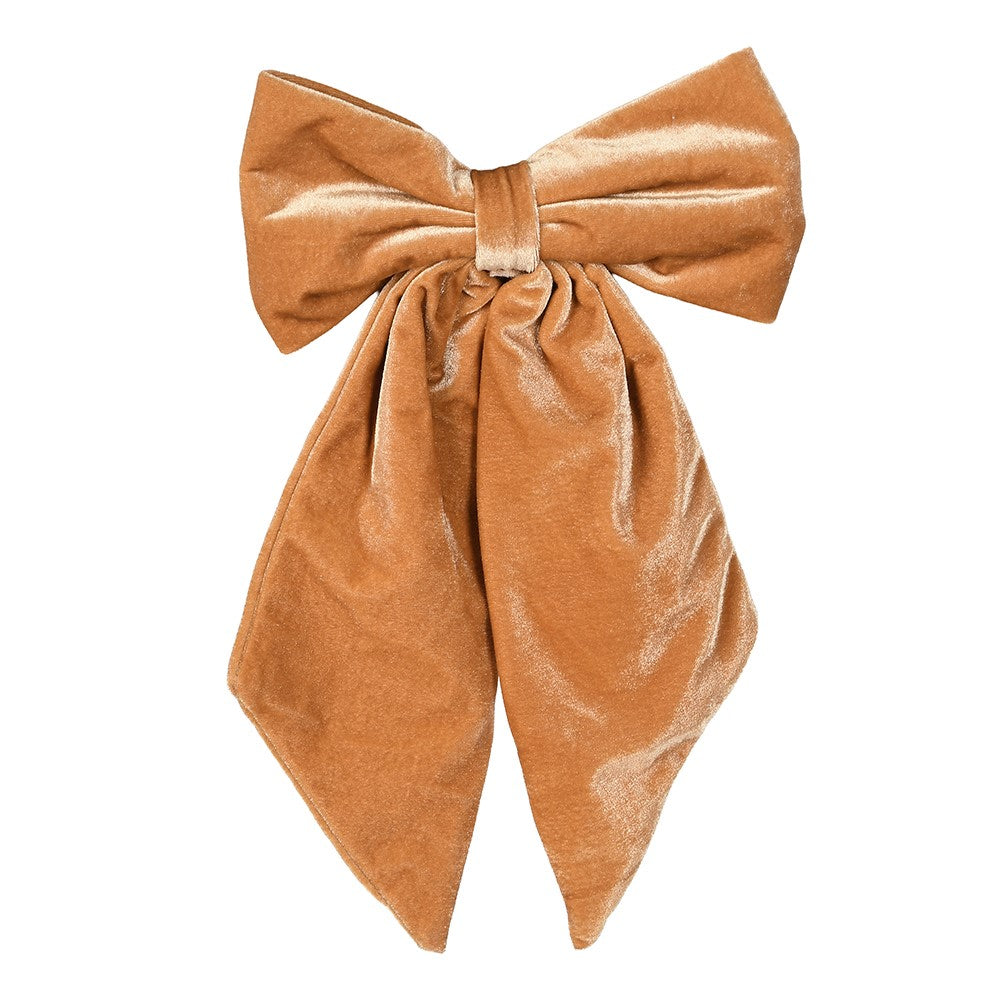 Mustard Clip Bow 34cm | Annie Mo's