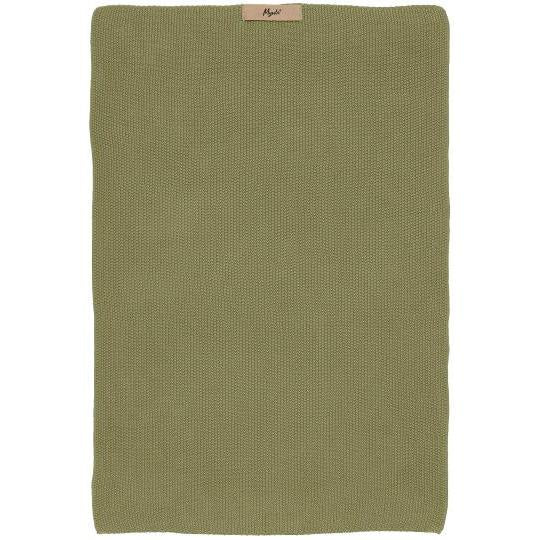 Mynte Sage Green Knitted Kitchen Hand Towel 60cm  | Annie Mo's