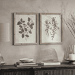 Ormington Set of Two Ornamental Leaf Framed Prints 53.8cm | Annie Mo's
