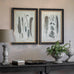 Brockby Set Of Two Framed Feather Wall Art 57cm