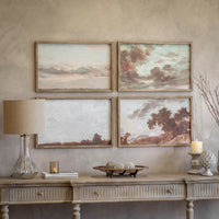 Set of Four Framed Landscape Pictures 70cm