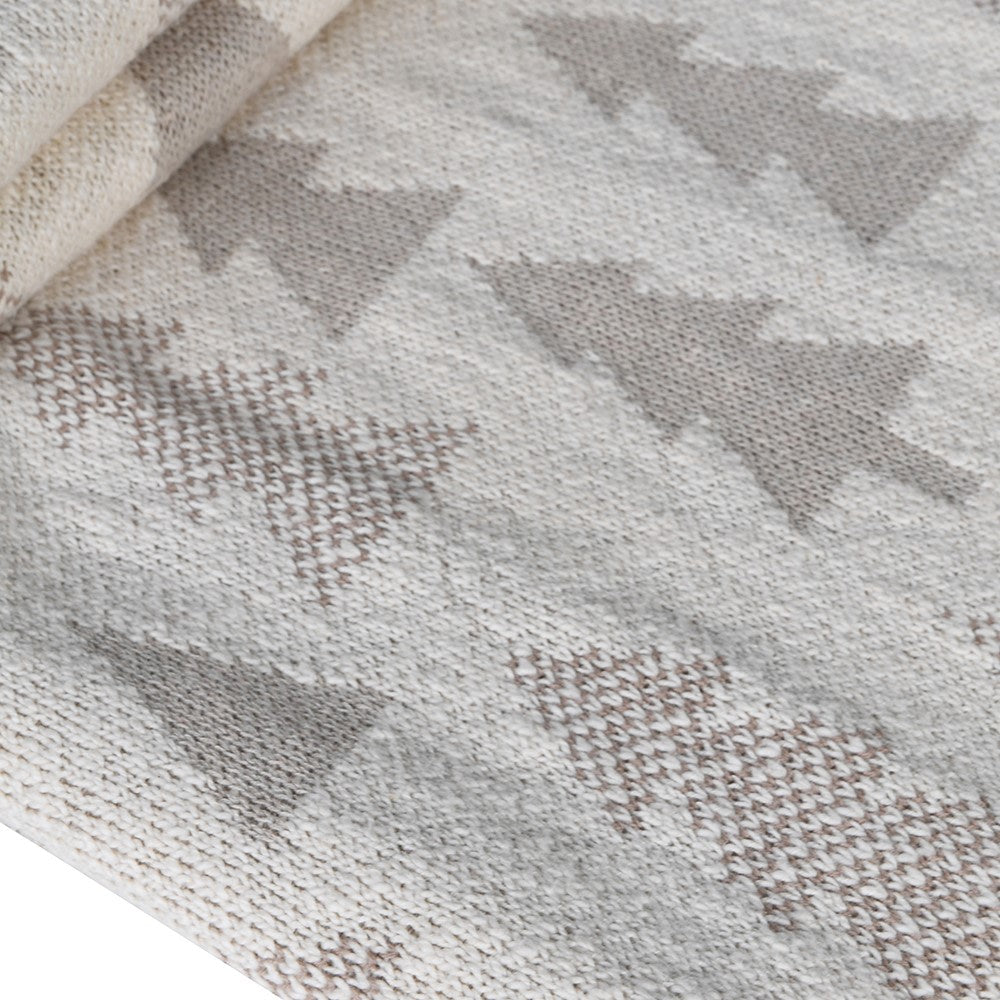 Natural Tree Cotton Throw 150cm-B