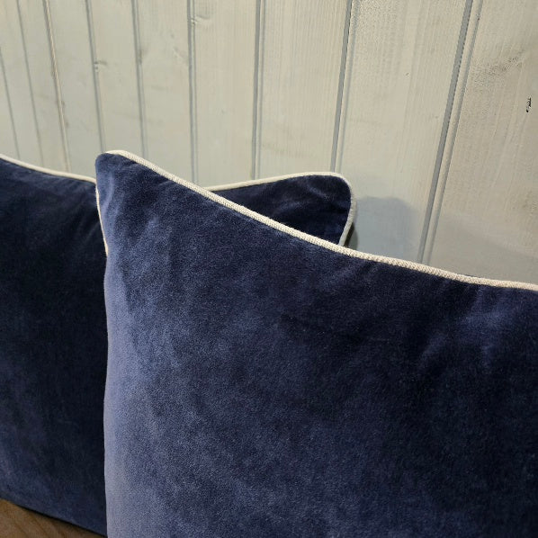Navy Velvet Cushions 2