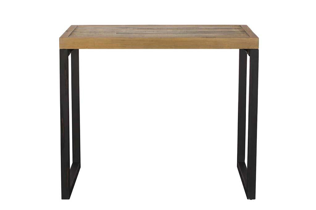 Nixon Reclaimed Mixed Wood Rectangular Bar Table 120cm x 75cm x 96cm