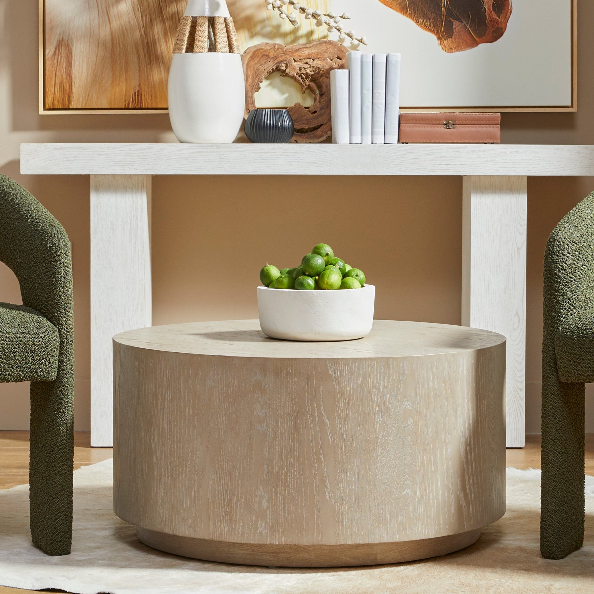 Nordic Tranquillity Round Coffee Table