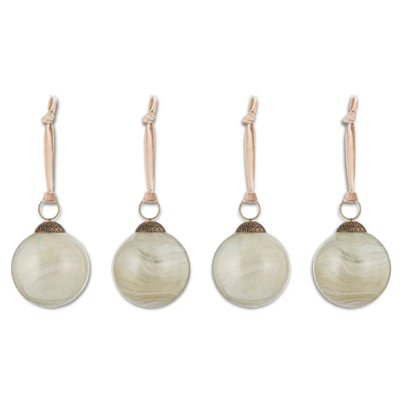 Oja Baubles - Natural 8cm-B