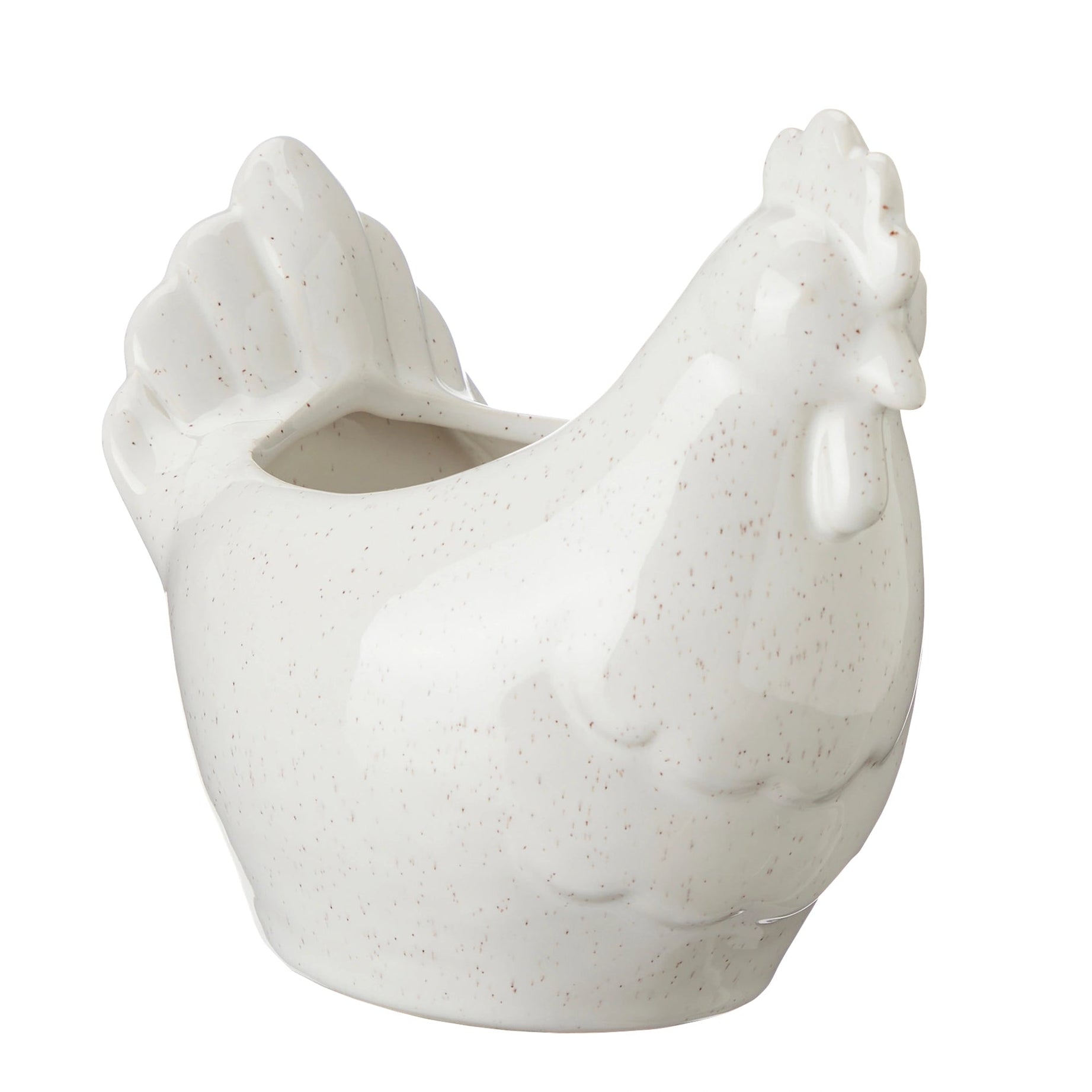 Off White Porcelain Hen Planter 17cm | Annie Mo's