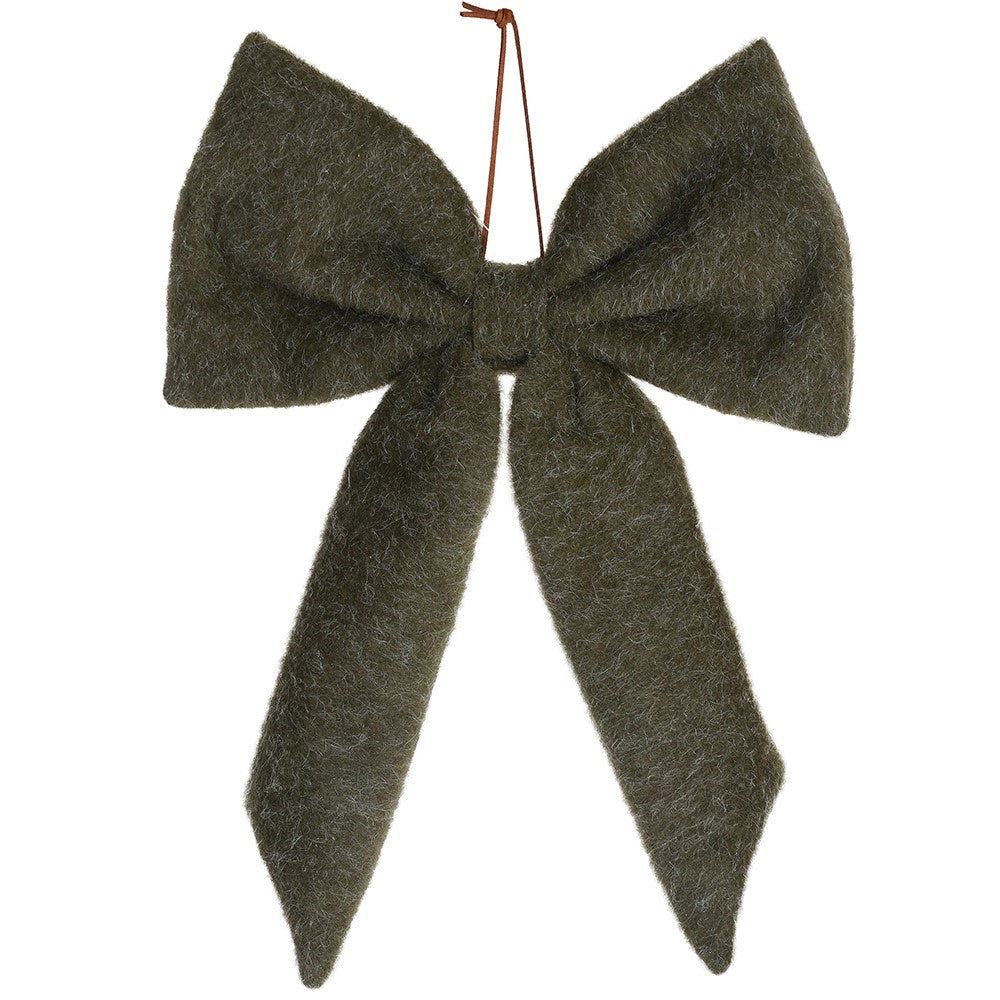 Olive Decorative Bow 41cm | Annie Mo's