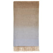 Ombre Stripe Merino Throw Navy Rust