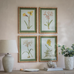 Ormington Set of Four Flower Framed Prints 55cm High Each | Annie Mo's