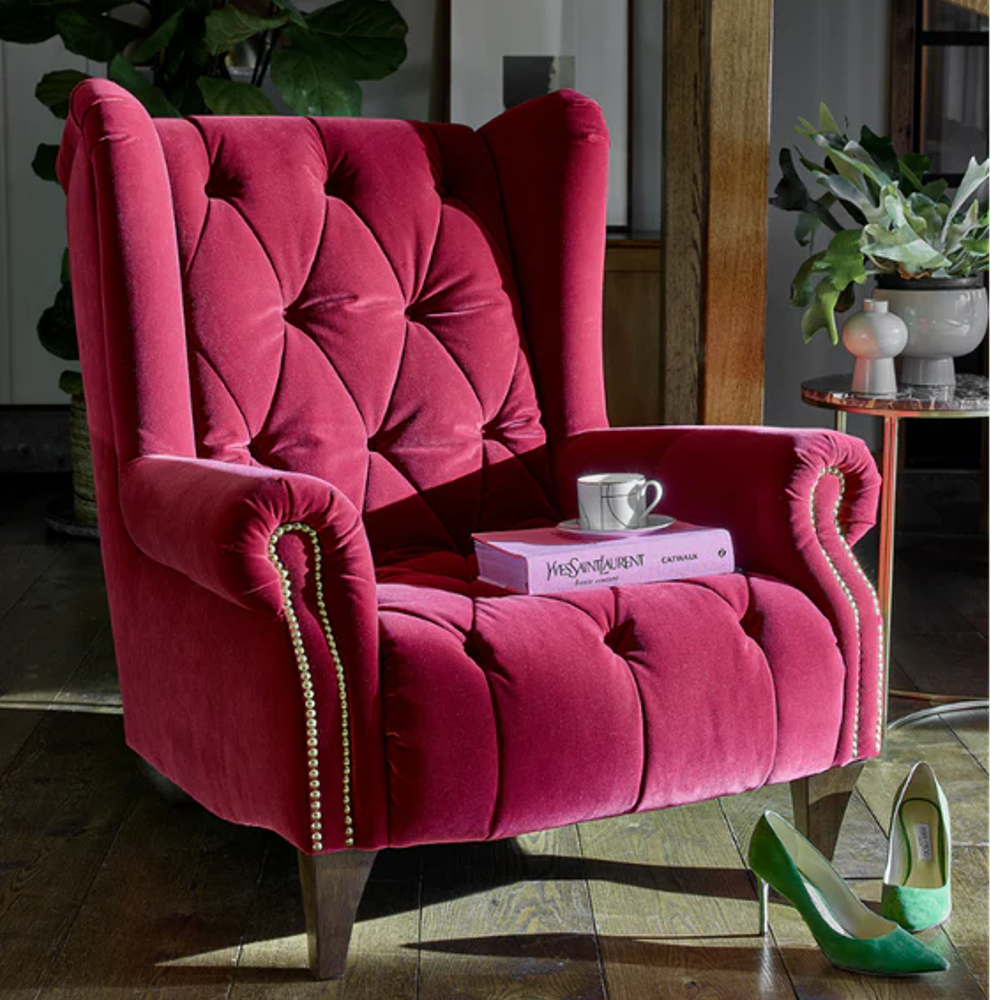 Ossie Armchair | Plain Fabrics | Annie Mo's