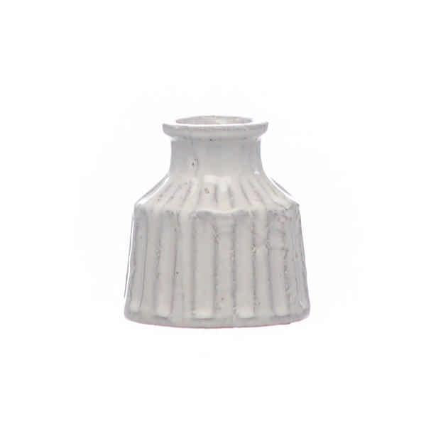 Aged Cream Terracotta Pot 12cm