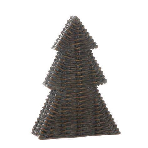 Wicker Effect Table Tree Decoration 21cm | Annie Mo's