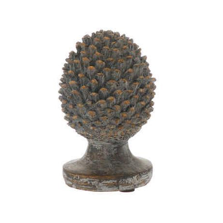 Polyresin Aged Effect Pinecone Ornament 15cm | Annie Mo's