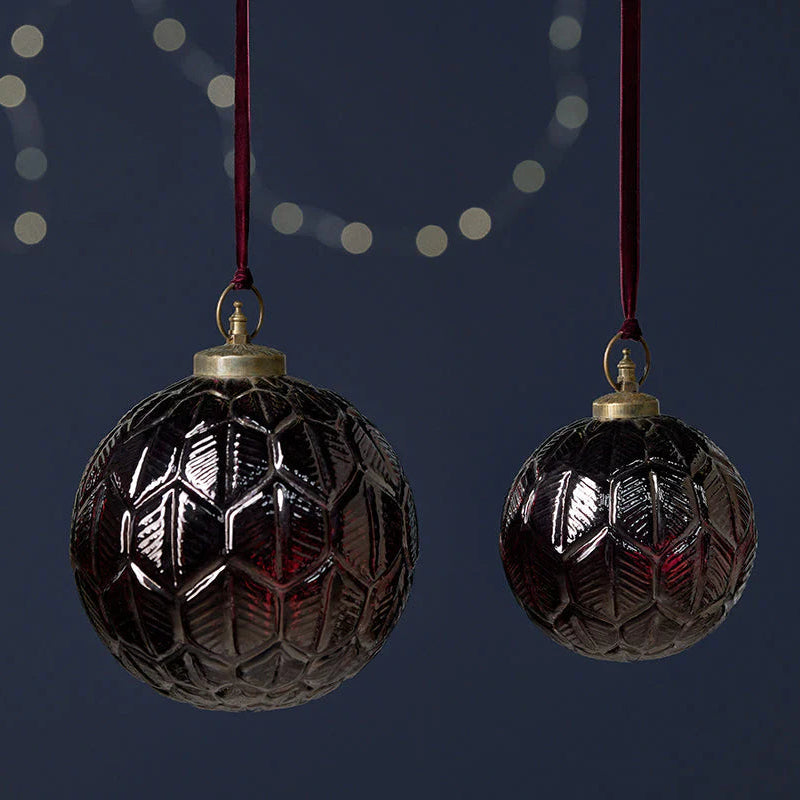 Patta Giant Bauble - Burgundy 15cm | Annie Mo's