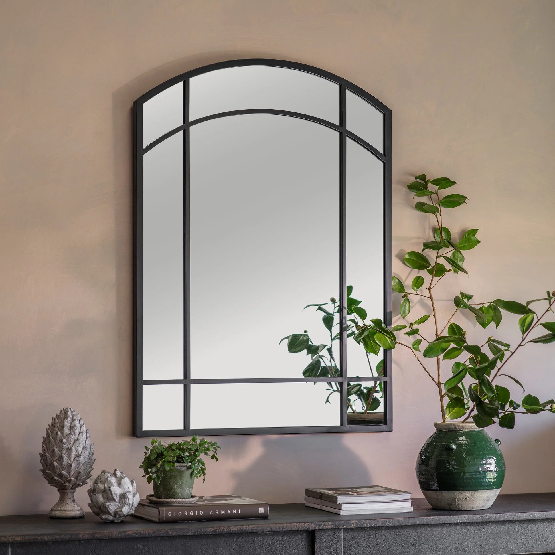 Budworth Indoor/Outdoor Arched Mirror 110cm High | Annie Mo's