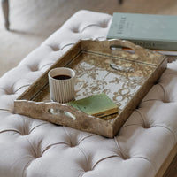 Rectangular Tray with Decorative Pattern