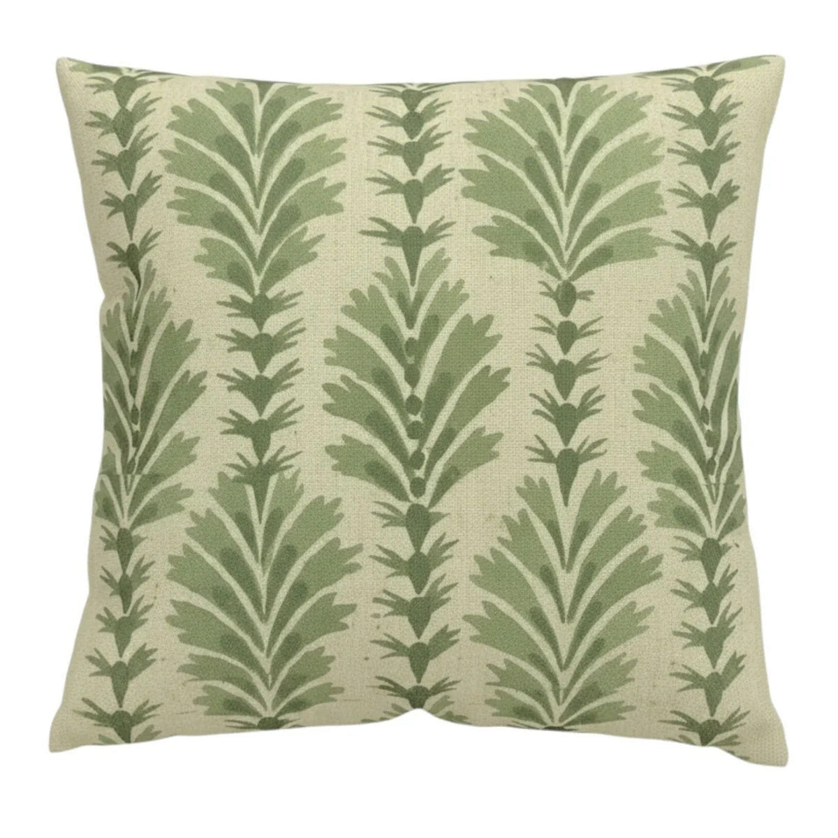 Pampas Green Cushion 50x50cm | Annie Mo's