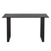 Panama Dark Grey Ceramic Compact Dining Table 135cm