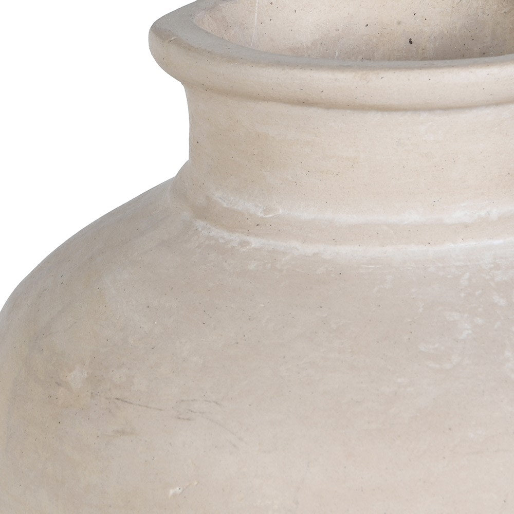 Paper Mache Pot On Stand 25cm-B