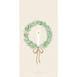 Paper Napkins 10x20cm Wreath with Candle 16 Pc Per Pack | Annie Mo's