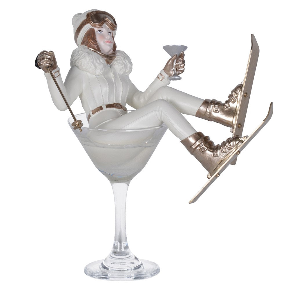 Patsy in Cocktail Glass Decoration 20cm