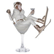 Patsy in Cocktail Glass Decoration 20cm