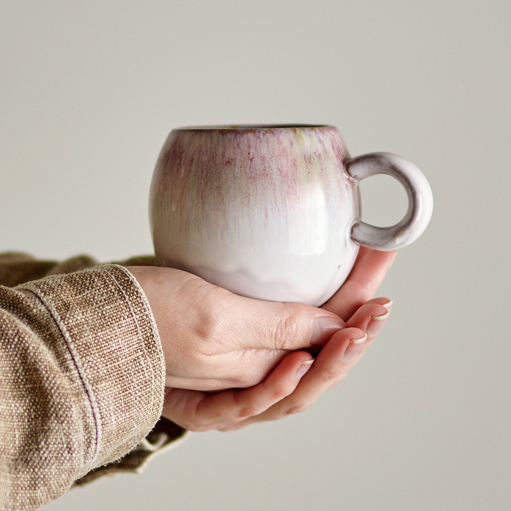 Paula Cup, Rose, Stoneware | Annie Mo's